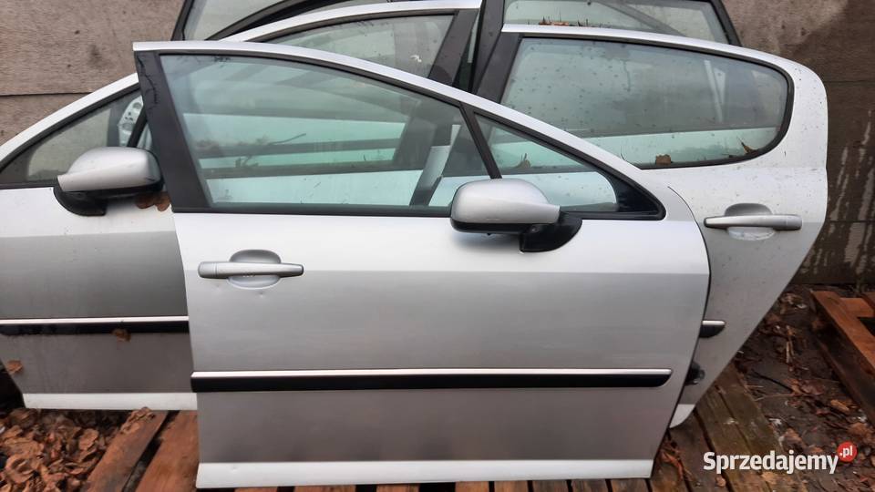 drzwi prawe lewe przednie tylne Peugeot 407 lak osobowe dolnośląskie Dębno