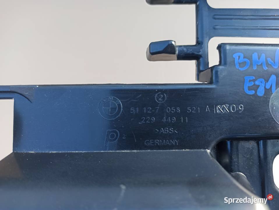 BMW 1 E81 E87 ŚLIZG ZDERZAKA MOCOWANIE TYŁ lubuskie Bieleń