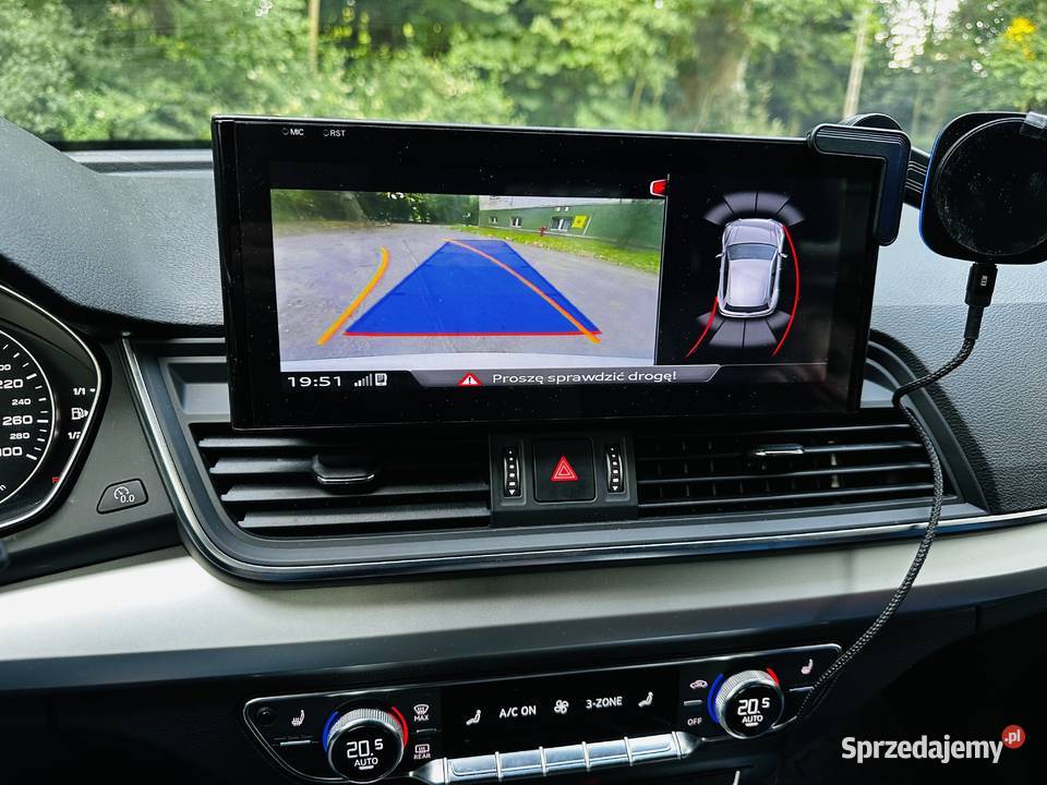 Audi Q5 FY 2019r brązowa skóra Android Auto Zarejestrowany w Polsce Wrocław
