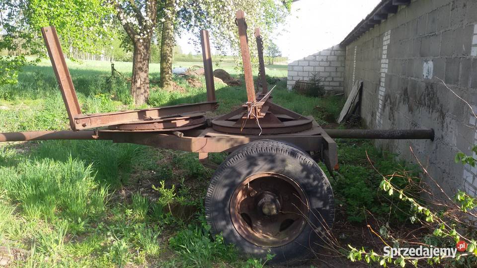 Przyczepa do dłużycy stali prętów drewna rur Skrobów