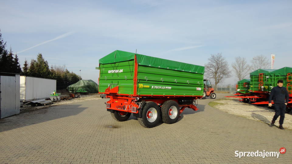 Przyczepa rolnicza Tandem burtowa paletowa PT512 Kozenin