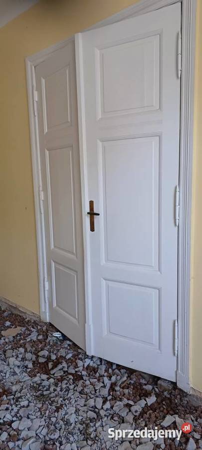Drzwi drewniane ładne kompletne zachodniopomorskie