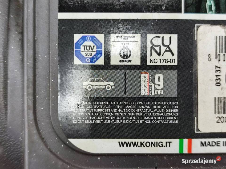 ŁAŃCUCHY ŚNIEGOWE 1 PARA KONIG THULE 03137 13 15