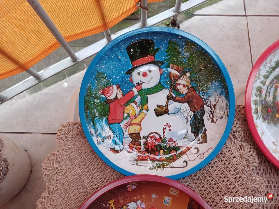 Tacki blaszane świąteczne