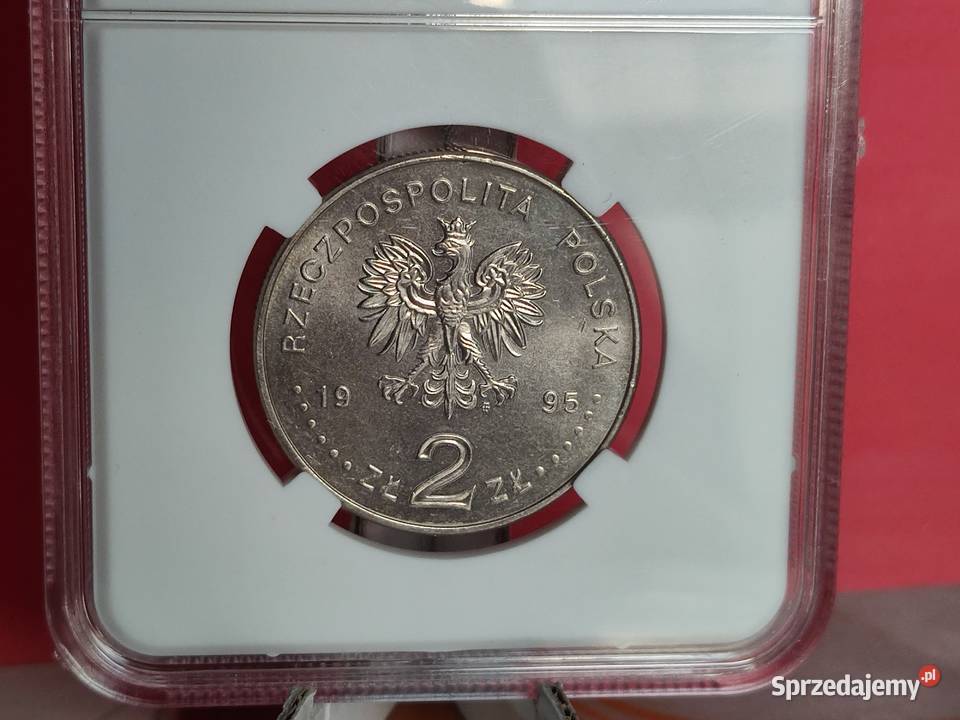 1995r Moneta 2 Katyń mennicza Lębork
