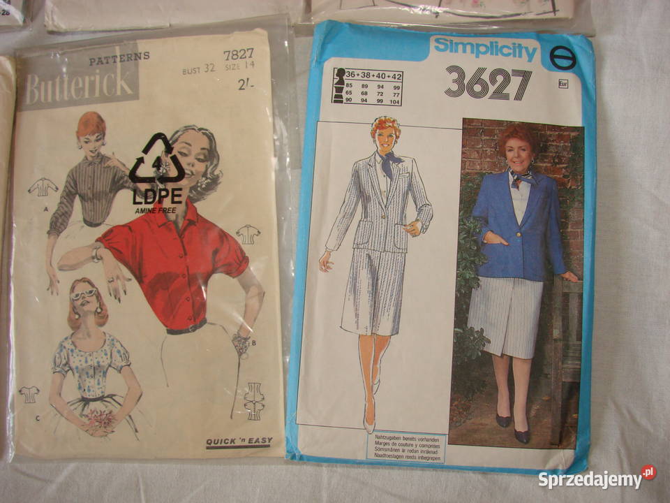 stare wykroje 8 Rękodzieło sprzedam