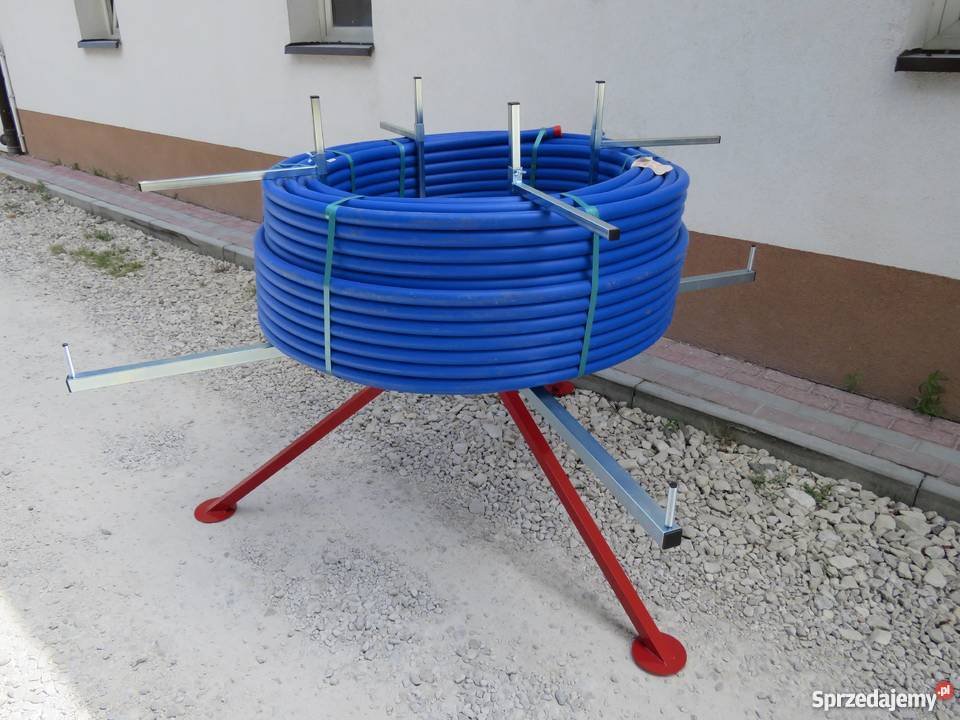 Rozwijak odwijak stojak do rur HDPE z kręgów do wielkopolskie Jarocin