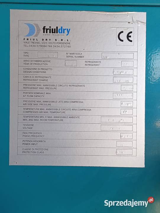 Osuszacz Friuldry LD 180 Wejherowo