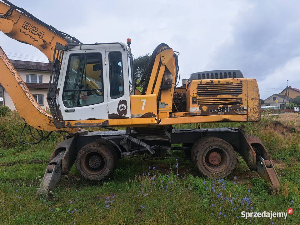 Koparka Liebherr 924 B przeładunkowa do złomu