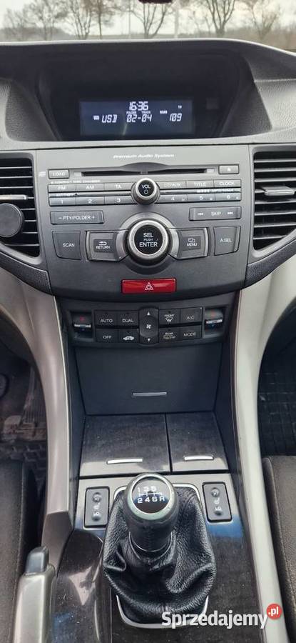 Honda Accord VIII 20 benzyna LPG salon Polska welurowa tapicerka Accord