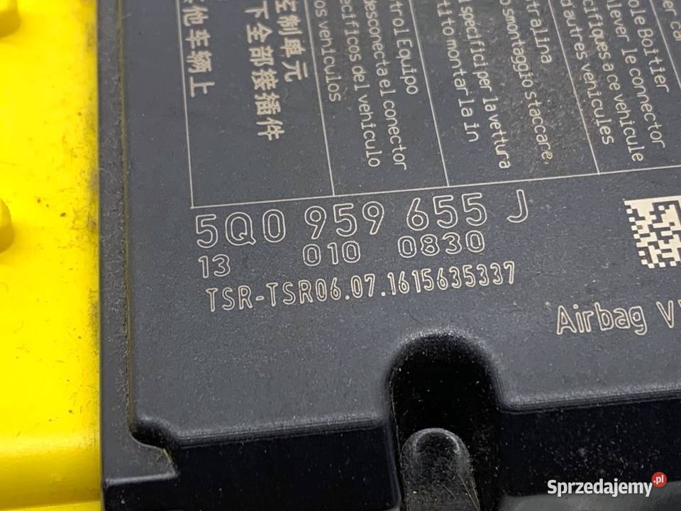 SENSOR AIRBAG AUDI A3 8V 5Q0959655J CZUJNIK sprzedam