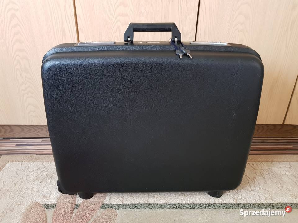 Walizka na kółkach 55 l czarna Warszawa