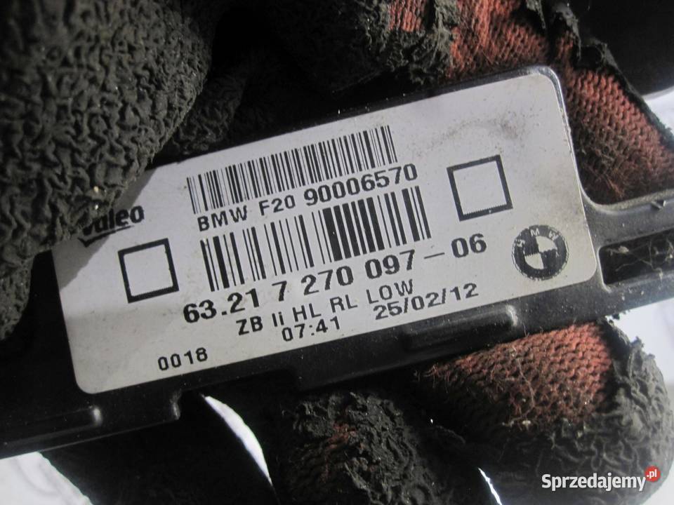 BMW F20 12r lampa lewa tył 7270097 Lampy tylne