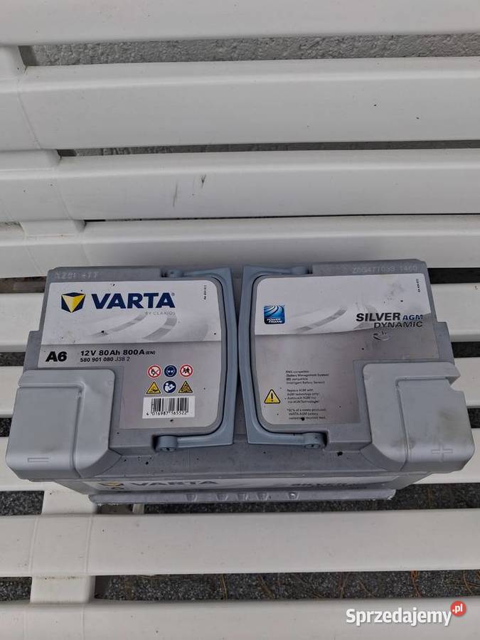 Akumulator VARTA Dynamic AGM A6 80ah 800A 12V Kamień Pomorski