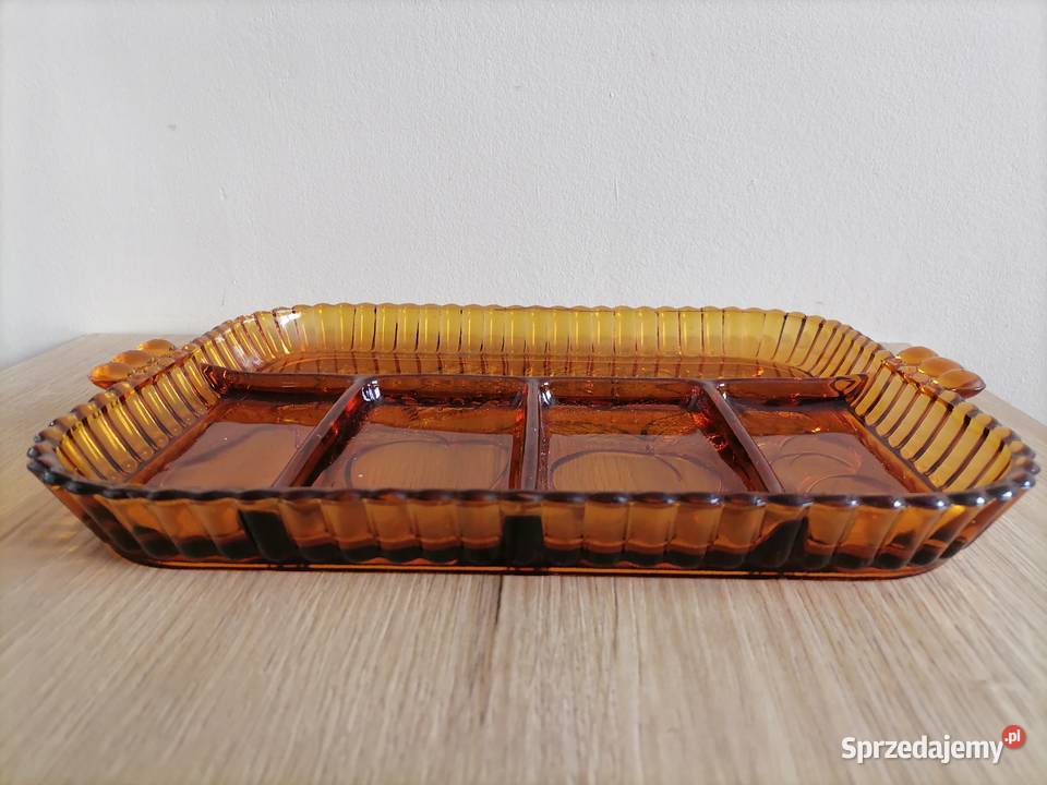 Patera kabaret Indiana Glass Wałbrzych