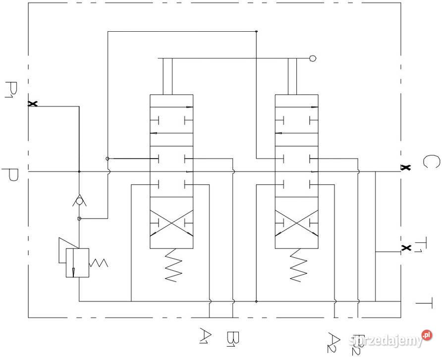 ROZDZIELACZ Hydrauliczny 2 SEK 40L Z Joystickiem Solec Kujawski