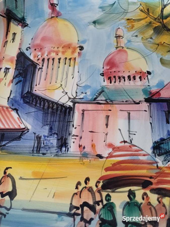 vintage talerz dekoracyjny Porcelana i szkło Nowy Targ sprzedam