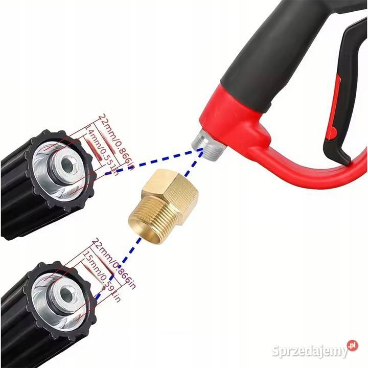 Pistolet do Myjki Karcher HDHDS 5 Dysz 3 Lance małopolskie