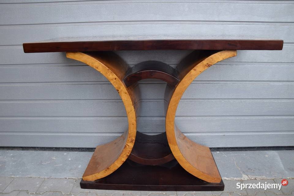 Drewniana Konsola Stolik Art Deco Komoda Kraków