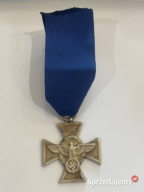 Niemiecki Medal Wierną Służbę w Policji II Klasa Militaria Kraków