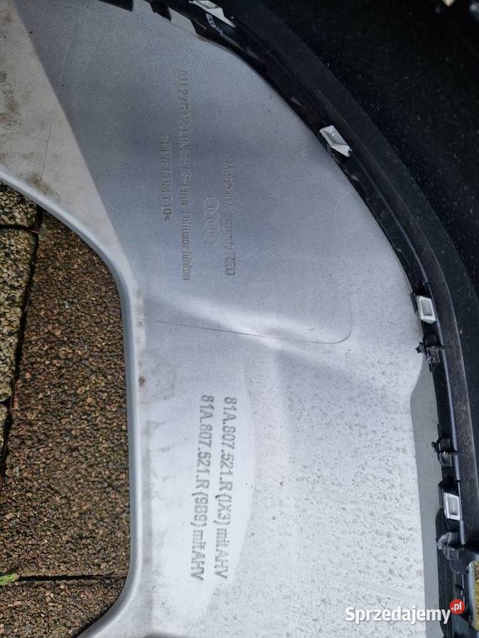 Dokładka tylnego zderzaka dyfuzor audi q2 2024 Przymiłowice