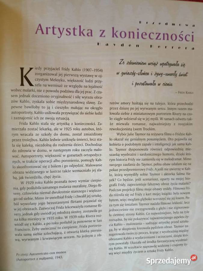 Frida książki Warszawa księgarnia Praga mazowieckie sprzedam