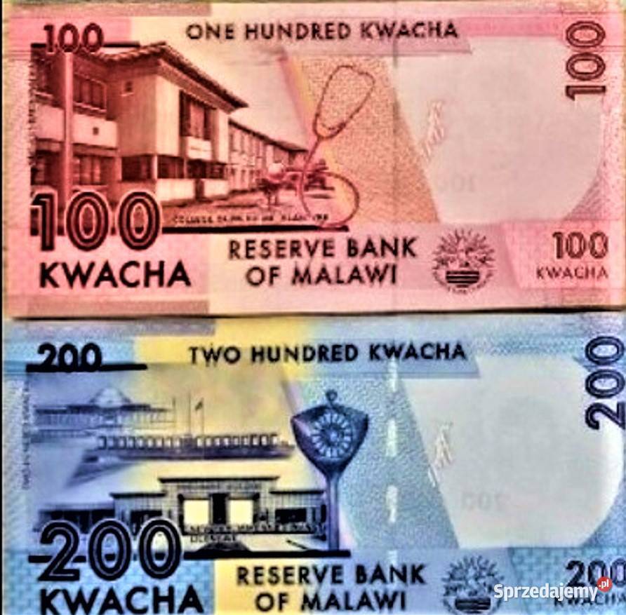 MALAWI 2012komplet 6 banknotów UNC wysyłka pomorskie Człuchów