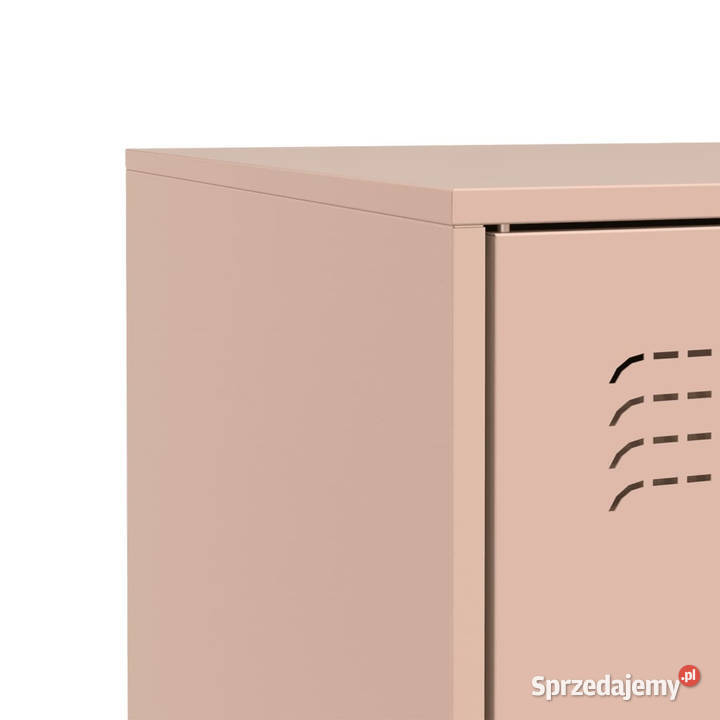 Szafka boczna różowa 67x39x73 stal WM841674
