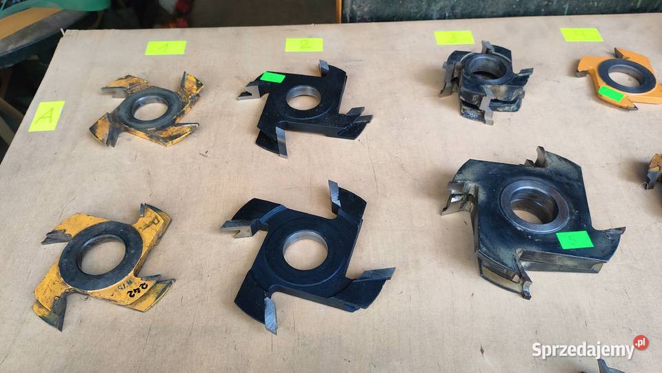 Frezy nasadzane proste kątowe profilowe do sprzedam