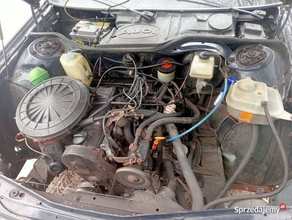 Audi 100 C3 18 90 1986r Zabytek Żółte blachy małopolskie Kraków