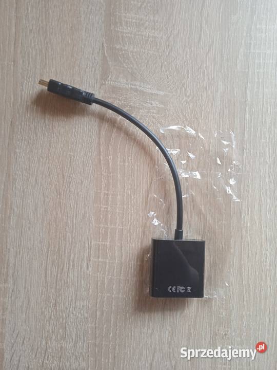 PRZEJŚCIÓWKA ADAPTER KONWERTER Z HDMI DO VGA podlaskie