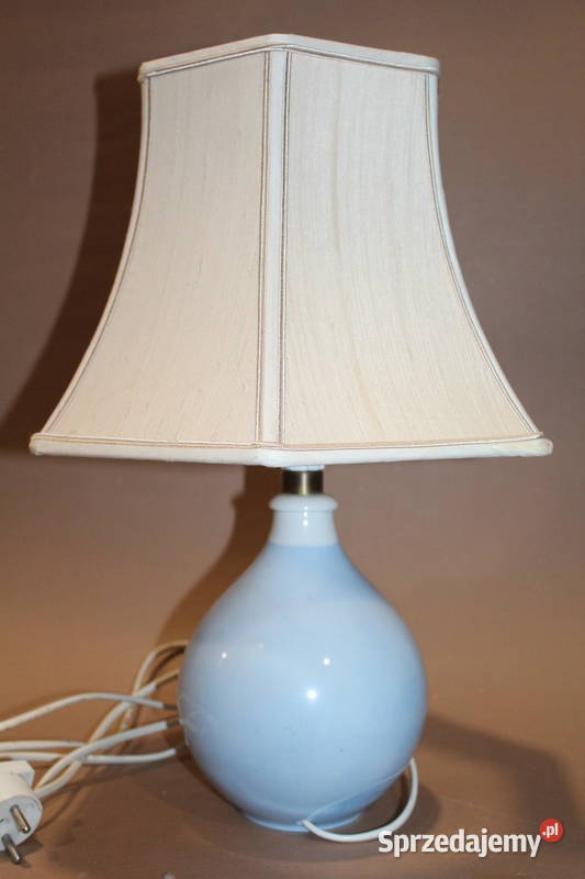 Porcelanowa lampa ręcznie malowana 211 FiaF Szczecin sprzedam