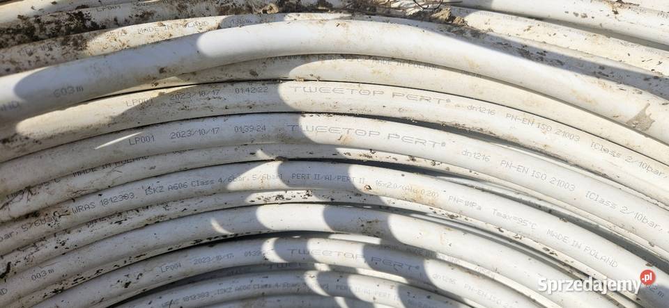 Rura do podłogówki krążek 600m tweetop peert Rury i kształtki Karolino sprzedam