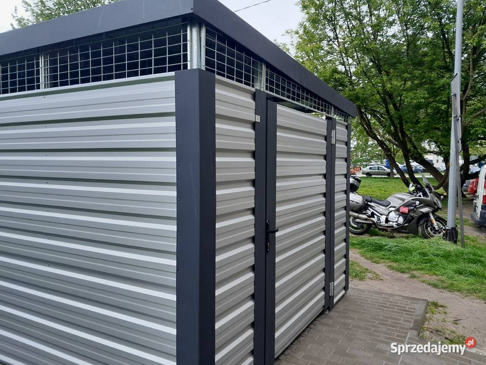 Wiata śmietnikowa 4x2 Ogród Kraków