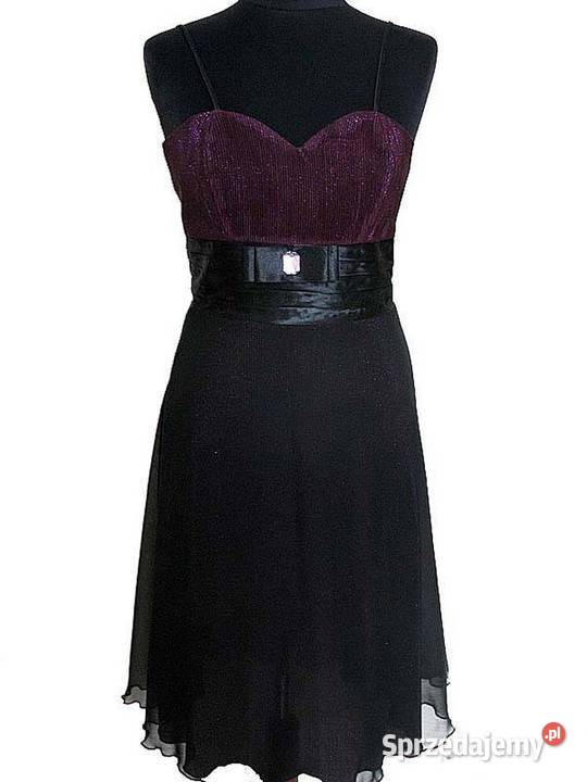Sukienka szyfon maxi 40 L biust do 88 Bez wzoru mazowieckie Siedlce