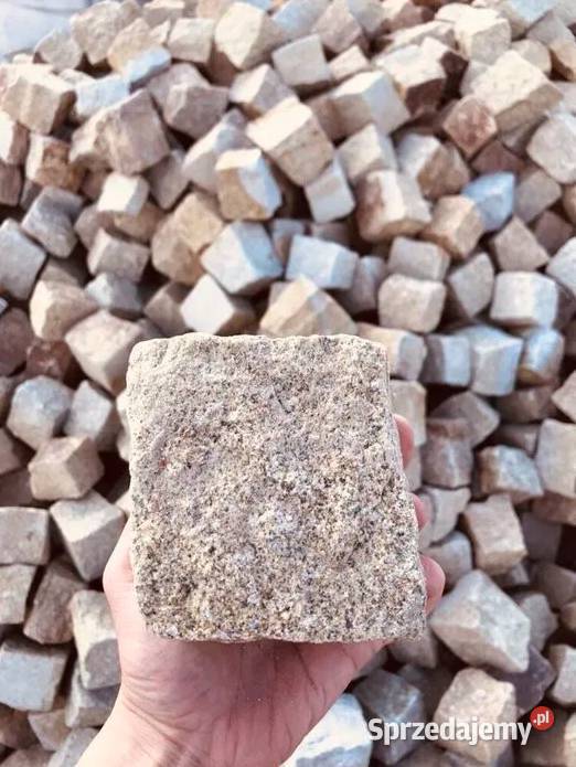 KOSTKA GRANITOWA ŻÓŁTA Żółty Granit Bruk Brukowa Piaseczno sprzedam
