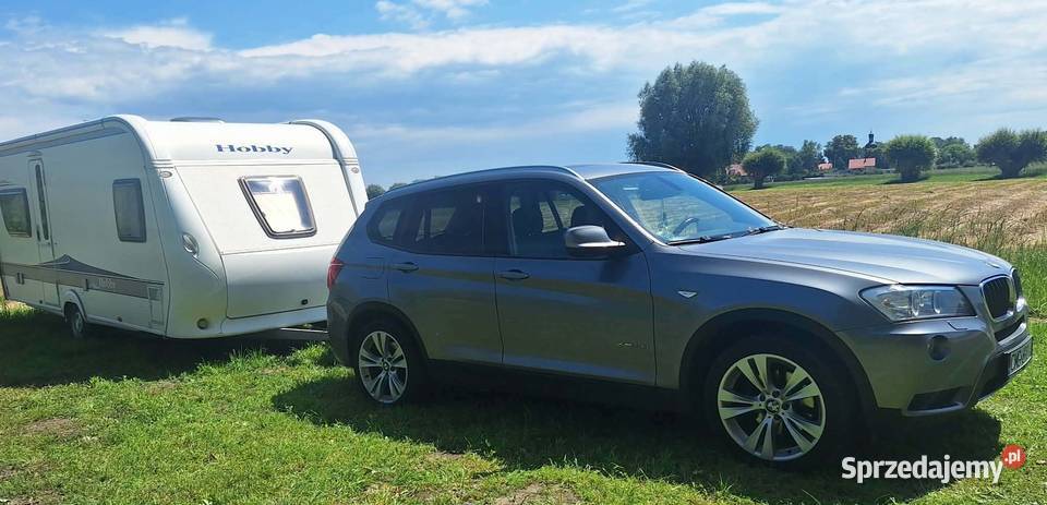 ZESTAW PRZYCZEPA KEMPINGOWA HOBBY 540 BMW X3 Gębice