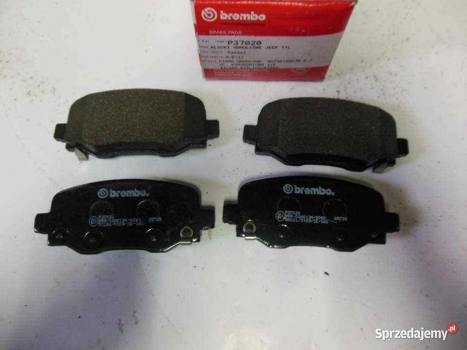Klocki hamulcowe BREMBO P37027 68052369AB JEEP Kozy