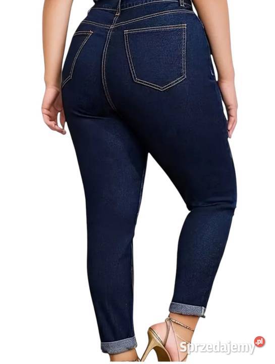 SPODNIE JEANSOWE PUSH UP niebieskie size 23XL Wieluń