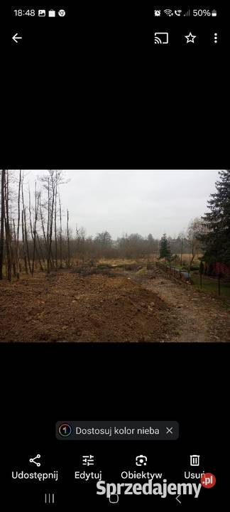 Falniów działka budowlana 33ar prąd sprzedam