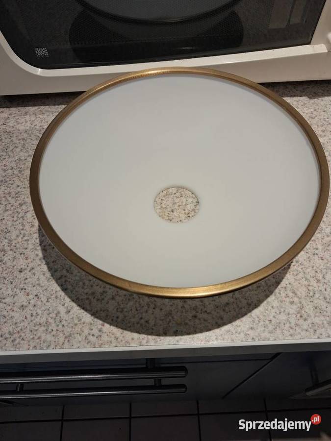 Klosz szklany z obwódką patyna mazowieckie Warszawa sprzedam