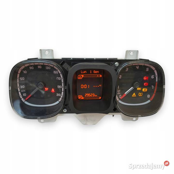 LICZNIK ZEGARY 0887766550 Fiat Panda III 09 Wyposażenie wnętrza Chełm