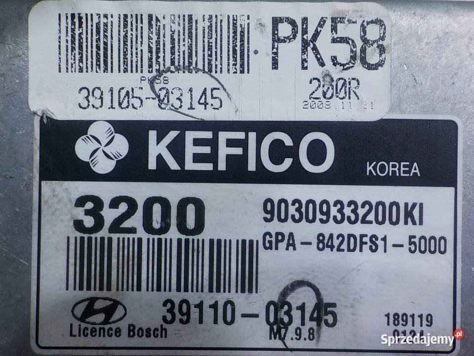 HYUNDAI i10 I 12 B 09r 5D sterownik komputer osobowe mazowieckie Suków