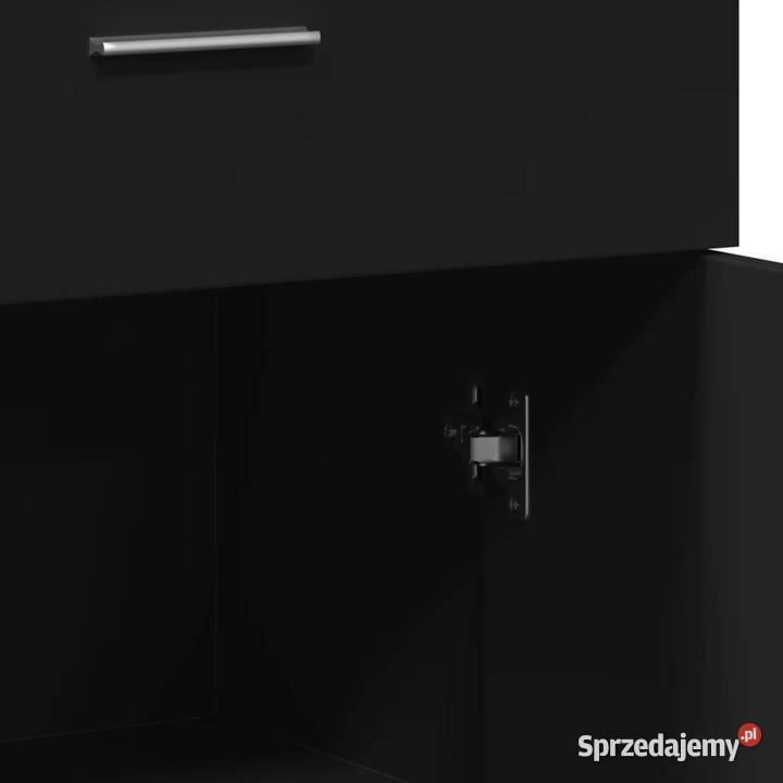 Szafka czarna 60x30x84 materiał drewnopochodny Warszawa sprzedam