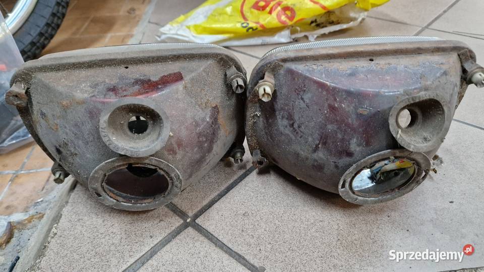 Lampa tył reflektor przód fiat 126p Lampy przednie wielkopolskie Wągrowiec