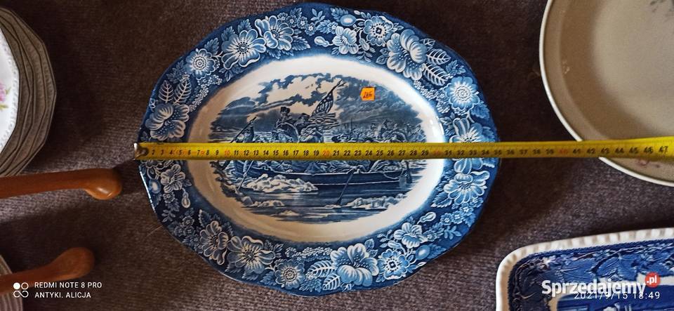 Patera owalna Historic Colonial Uratowani Gdańsk sprzedam