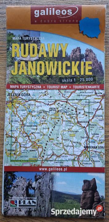 Rudawy Janowickie 125 000 mapa turystyczna Książki i Podręczniki Kraków