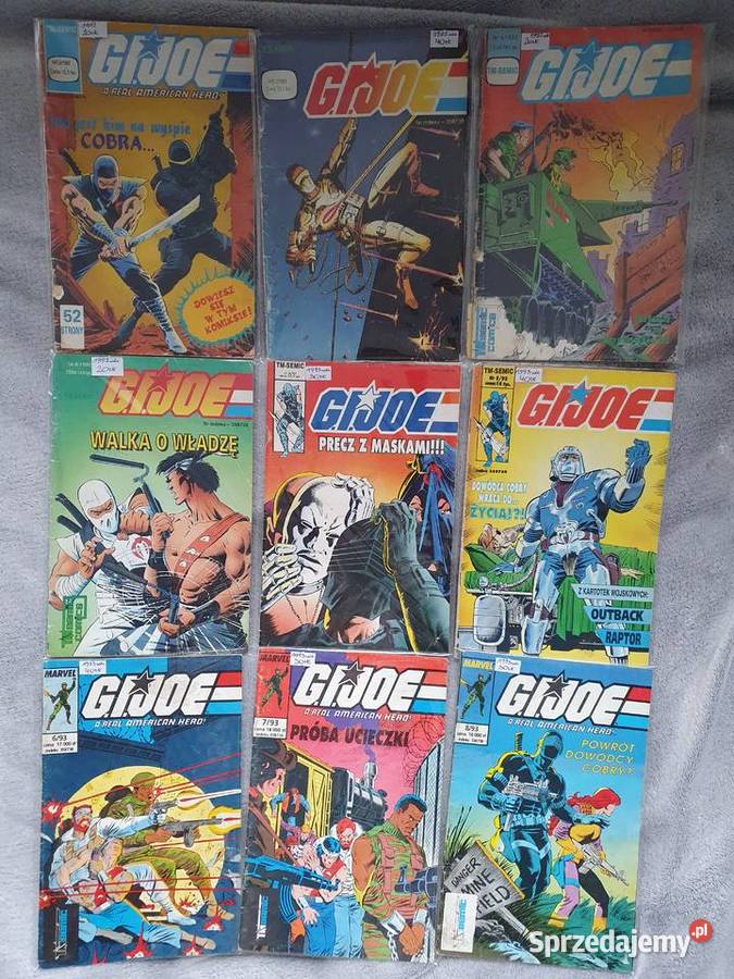 GI Joe zestaw 17 komiksów różne numery TMSEMIC pomorskie Gdynia sprzedam