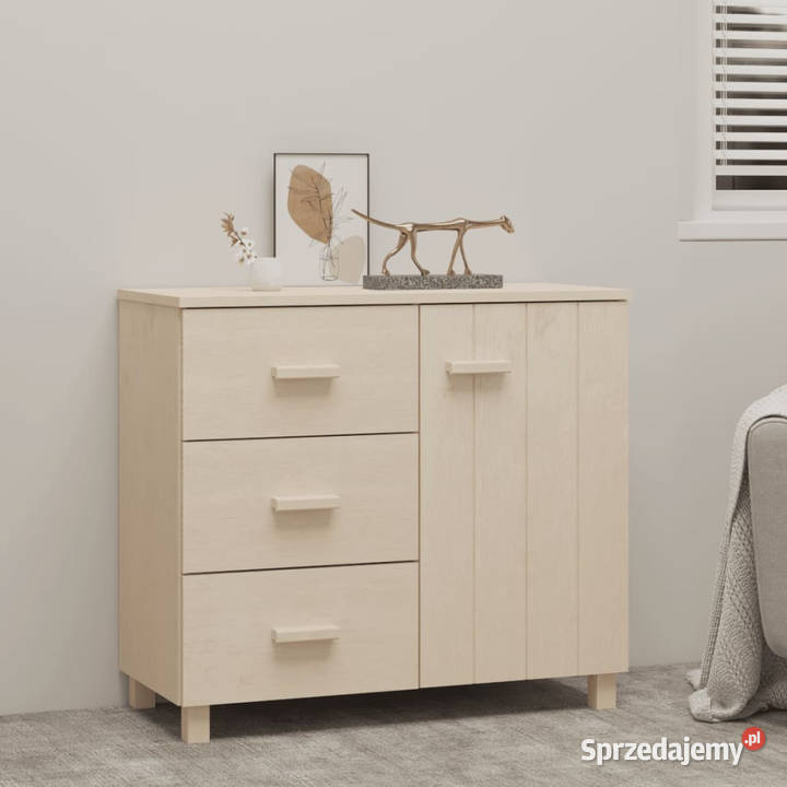 Szafka HAMAR miodowy brąz 90x40x80 lite drewno Warszawa