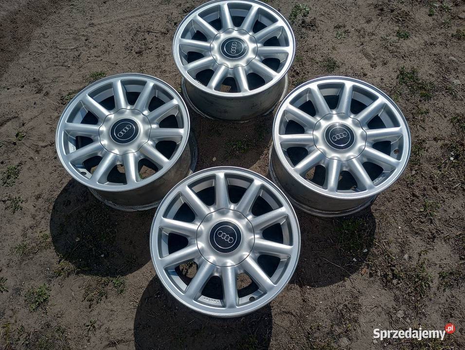 4x108 AUDI 80 Alufelgi Oryginalne 15 Felgi Średnica 15" Brześć Kujawski